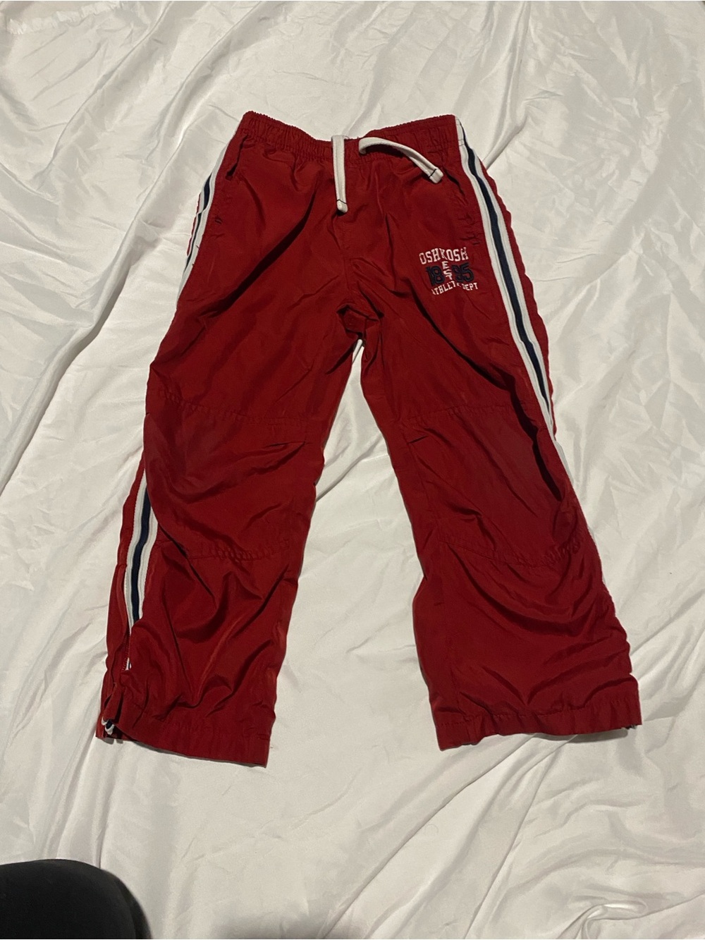Vintage OshKosh B'gosh Lined Burgundy Kids Athletic Pants